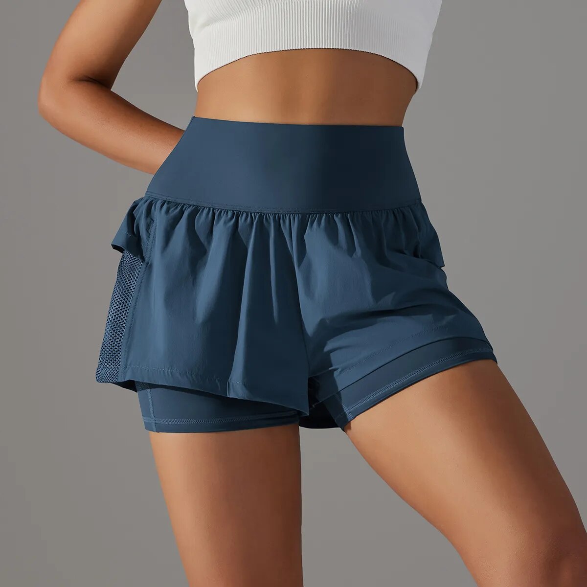 High Waist Running Shorts