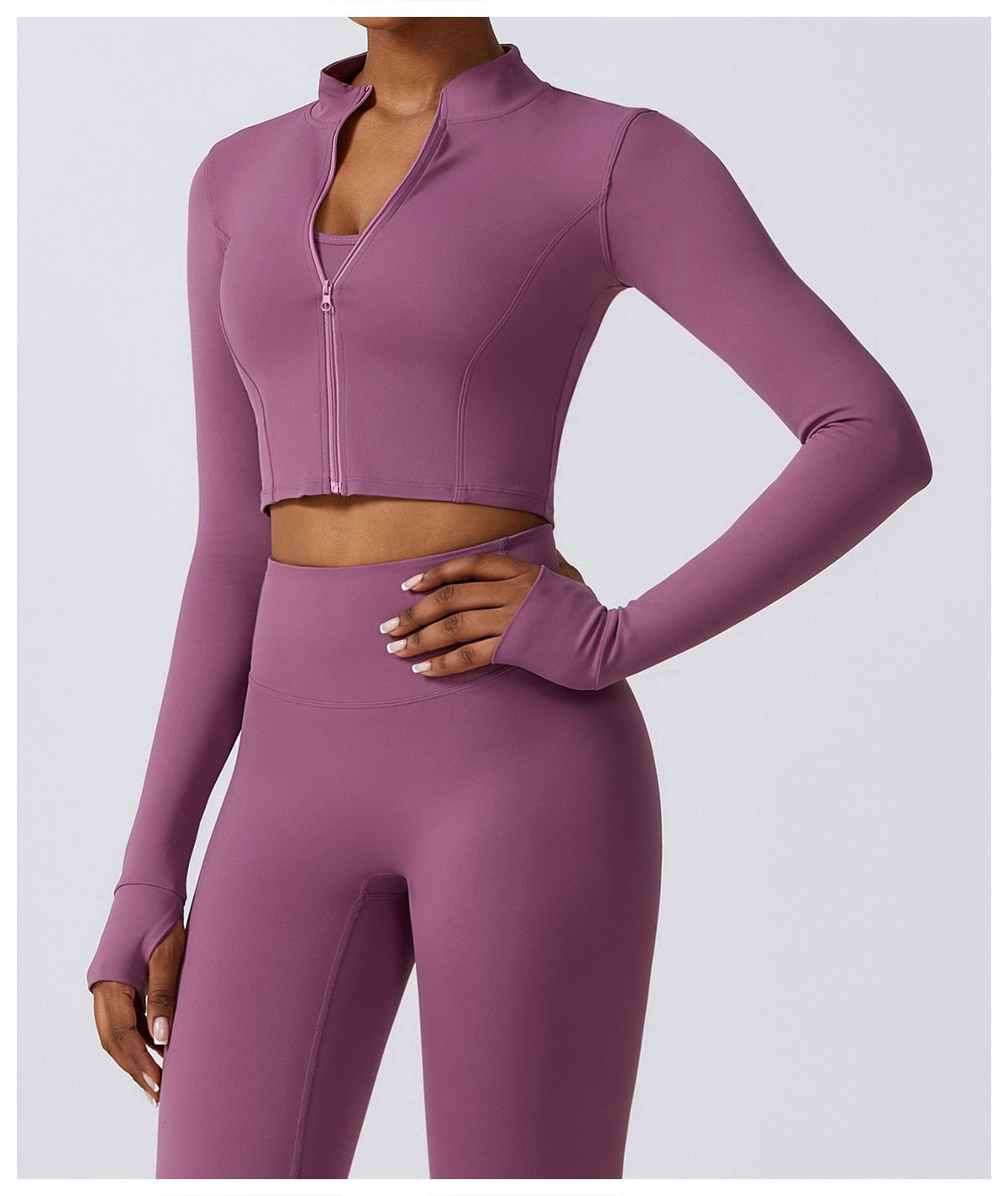 Women's Top Zip Fitness Jacket