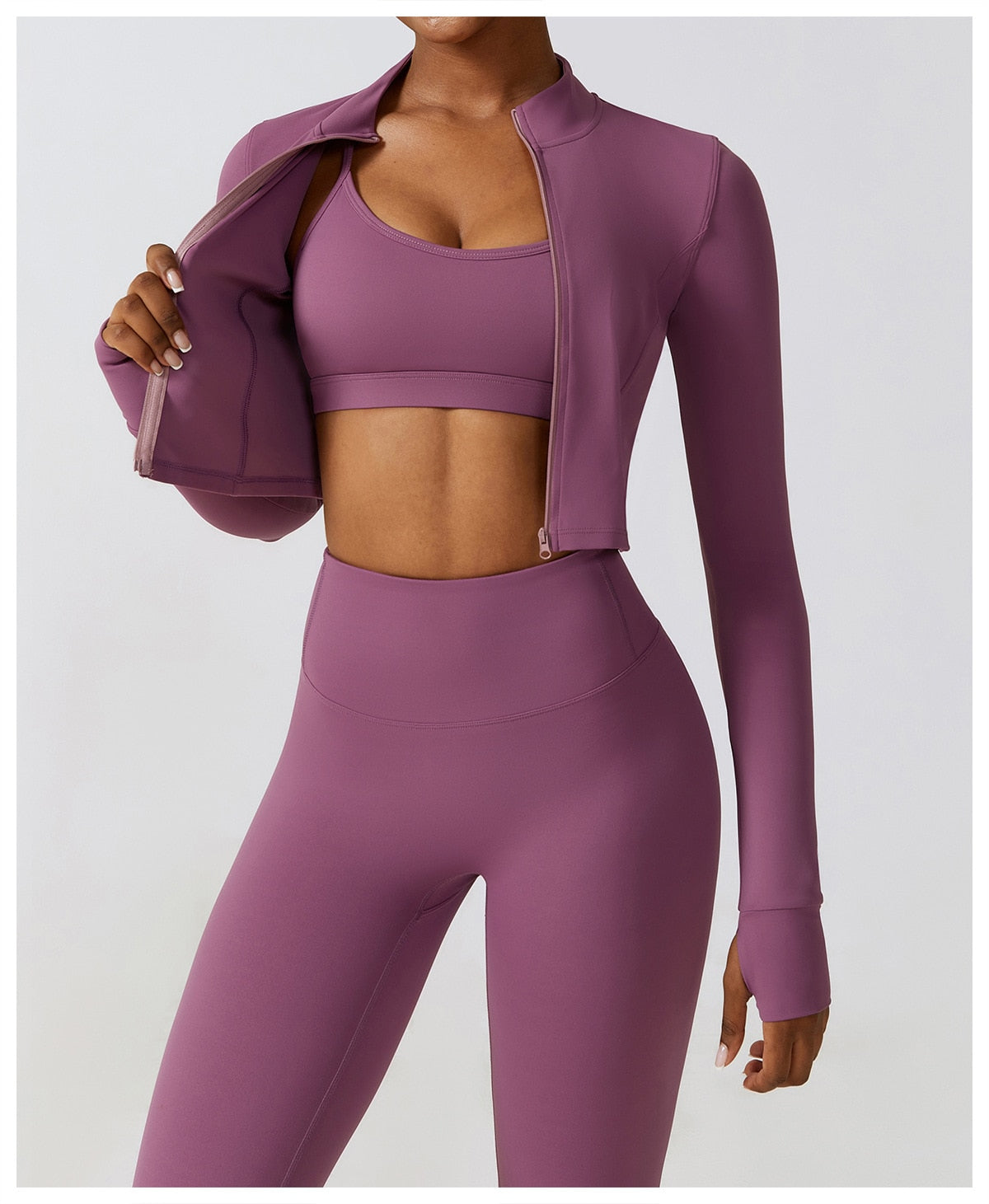 Women's Top Zip Fitness Jacket