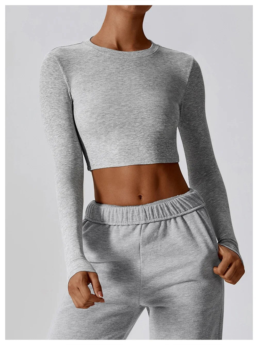 Long Sleeve Crop Top