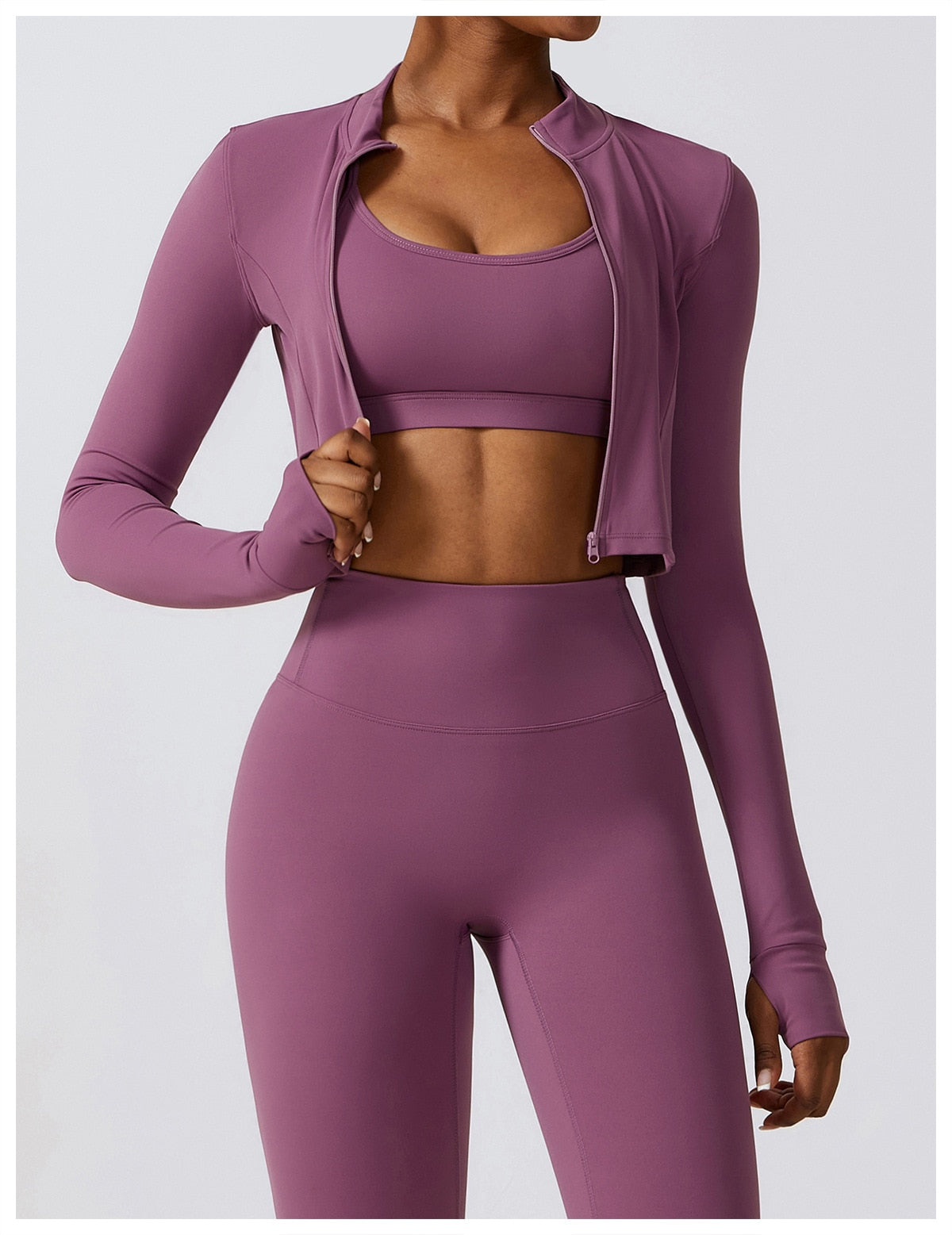 Women's Top Zip Fitness Jacket