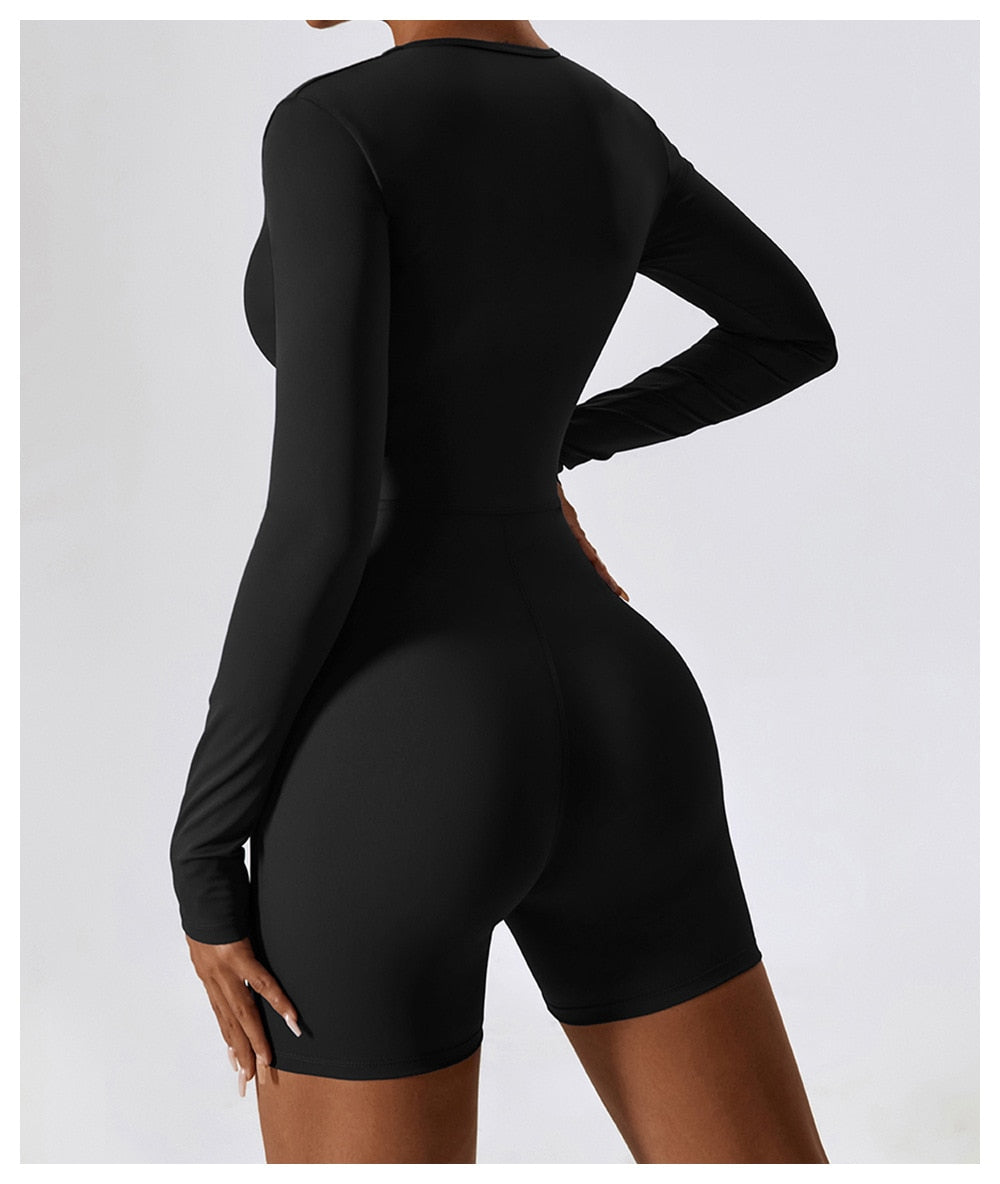 Women's Long-Sleeve Jumpsuit