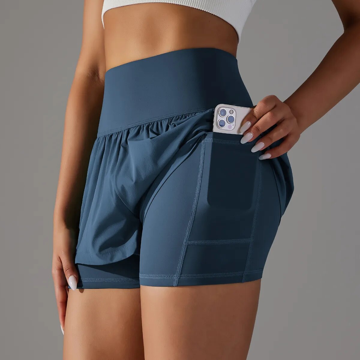 High Waist Running Shorts