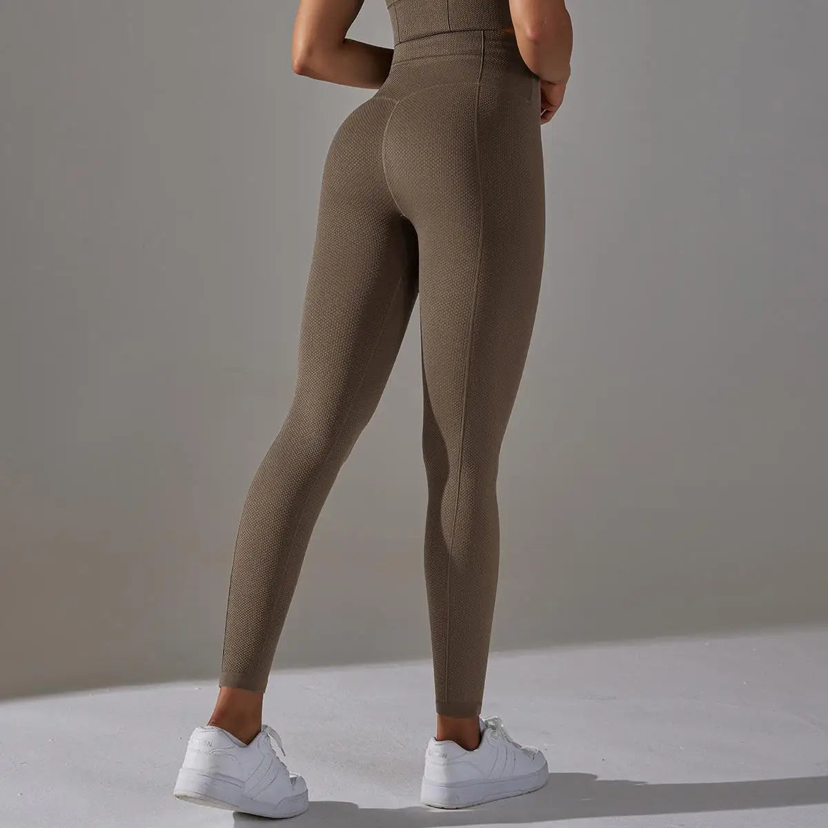 High Waist Textured Leggings