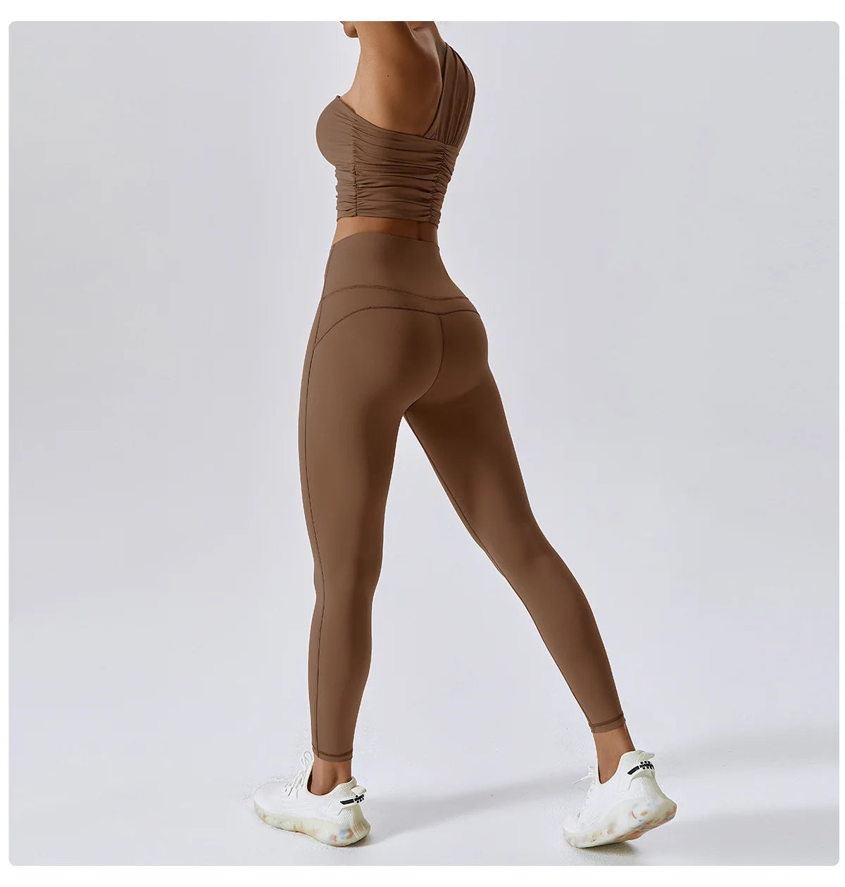 High Waist Ankle Length Leggings